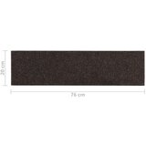  Samoljepljivi otirači za stepenice 15 kom 76 x 20 cm tamnosmeđi | shoptok.hr
