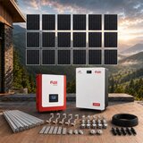  Hibridni solarni set 10,44 kWp – FUJI SOLAR 12 kW + RITAR baterija 15 kWh Cijene