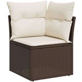  8-dijelni set vrtnih sofa s jastucima smeđi od poliratana | shoptok.hr