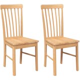 Maison Chic Jedilni stoli - Vzorci stoli 2 kosa masivne lesene gume A330, (22032743) | Shoptok.si