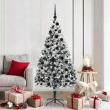 vidaXL Umjetno božićno drvce s 300 LED svjetlima Zelena 180 x 115 cm | shoptok.hr