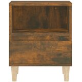  Noćni ormarići 2 kom boja dimljenog hrasta 40x35x50 cm | shoptok.hr