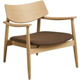 House Nordic Smeđa fotelja s naslonjačem za noge Olvera – | shoptok.hr