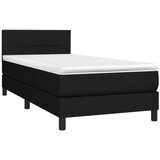 Box spring krevet s madracem crni 90x190 cm od tkanine | shoptok.hr