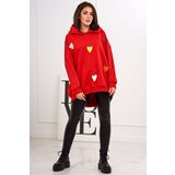 Kesi Insulated sweatshirt with a red strawberry motif | Shoptok.si