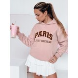 DStreet Bluza damska oversize z kapturem PARISSIA różowa Cene