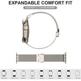 SONGSLER Magnetna kovinska zapestnica za Apple Watch 42–49 mm | Shoptok.si