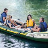 Intex Seahawk 4 napihljiv čoln z vesli in tlačilko 68351NP | Shoptok.si