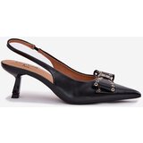 Boto High Heels With Bow Black Folesca | ePonuda.com