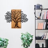  Zidna dekoracija 72x58 cm — stablo, drvo/metal | Eponuda.com