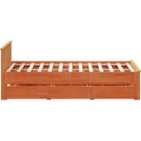  Okvir kreveta bez madraca s uzglavljem 150x200 cm od borovine | shoptok.hr