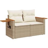  9-dijelni set vrtnih sofa s jastucima bež od poliratana bagrem | shoptok.hr