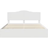  Krevetna konstrukcija Bijela 200 x 200 cm Inženjersko Drvo | shoptok.hr