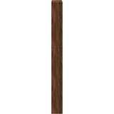 Ormarić za cipele s ogledalom 5razine Smeđi hrast 63x17x169,5cm | shoptok.hr