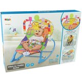 Lean_Toys Otroški Ležalnik z vibracijami za dojenčka TIGER Cradle Rocker | Shoptok.si