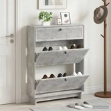  Ormar za cipele EDE 78 x 24 x 103 cm Konstruirano drvo - Betonska siva | shoptok.hr
