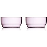 Lyngby Glas Rožnate steklene skledice v kompletu 2 ks 500 ml Torino – Cene