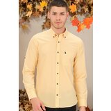 Dewberry G771 MEN'S SHIRT-PLAIN YELLOW | shoptok.hr