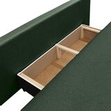 P & B ZOFA S POSTELJNO FUNKCIJO, zelena tekstil | Shoptok.si