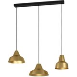 Eglo 390016 - visilica na sajli savarna 3xE27/40W/230V zlatna | Eponuda.com