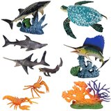  Set morskih figura sa pomičnim dijelovima Sea Animals - kornjača | shoptok.hr