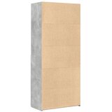  Visoka komoda siva boja betona 80 x 42,5 x 185 cm drvena | Eponuda.ba
