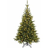  Umjetno božićno drvce s nogom 180 cm 300 LED lampica - 180 cm s LED svjetlima | shoptok.hr