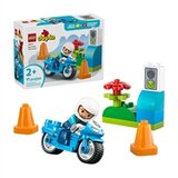 Lego DUPLO: Plavi policijski motocikl u