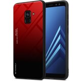 Cadorabo Ohišje, združljiv s Samsungom v rdeči barvi - črni - dvobarvni zaščitni pokrov iz silikona TPU in hrbta iz kaljenega stekla, (20570080) Cene