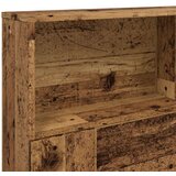 vidaXL Uzglavni ormarić staro drvo 160x19x103,5 cm konstruirano drvo | shoptok.hr