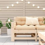  Vrtna sofa s naslonom za ruke i jastukom od masivne borovine | shoptok.hr