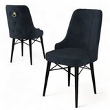 Hanah home set 6 stolica pare anthracite black | ePonuda.com