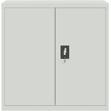 Ormarić za spise svjetlosivi 90 x 40 x 130 cm čelični | shoptok.hr