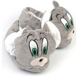 Capone Outfitters Plush Slippers - Gray - Flat Cene