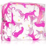 BrushArt Accessories Transparent cosmetic bag prozorna kozmetična torbica Cheetah in love A 1 kos | Shoptok.si