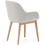Kave Home Bež jedilni stol Konna – | Shoptok.si