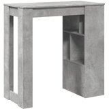  Barski stol s stalcima boja betona 102 x 50 x 103,5 cm drveni | shoptok.hr