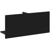 vidaXL Stenska omarica 70x16,5x30 cm črna inženirski les | Shoptok.si