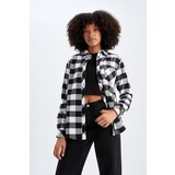 Defacto Regular Fit Checked Flannel Long Sleeve 100% Cotton Shirt Cene