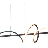 Lesnina XXXL VISEČA NIHALNA LED-SVETILKA TWIST 1500 lm 4000 K | Shoptok.si