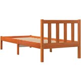  Okvir kreveta bez madraca voštano smeđi 100x200 cm od borovine | shoptok.hr