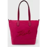 Karl Lagerfeld Torbica roza barva, 245W3031