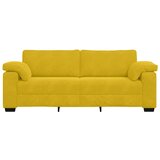  Trosjed Žuti 220x77x82 cm Baršun | Shoptok.si
