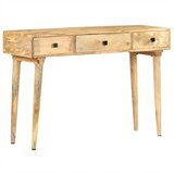 vidaXL Konzolna mizica 115x35x76 cm trden mangov les Cene