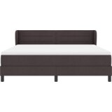  Postelja z vzmetnico Temno rjava 180x200 cm Tkanina, (22052107) | Shoptok.si