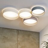 Eglo palomaro 1 plafonjera/1, led, 18w, 2000lm, prečnik 405, plastika/tekstil smeđa | Eponuda.com