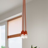 Nice Lamps Oranžna viseča svetilka ø 25 cm Rene – | Shoptok.si