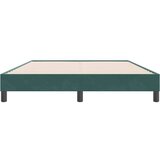  Okvir kreveta bez madraca Tamnozeleni 140x220 cm Baršun | shoptok.hr