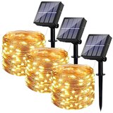  novogodišnje solarne lampice žute 30 metara Cene