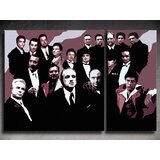  Ručno slikane slike na platnu pop art the mafia family Cene